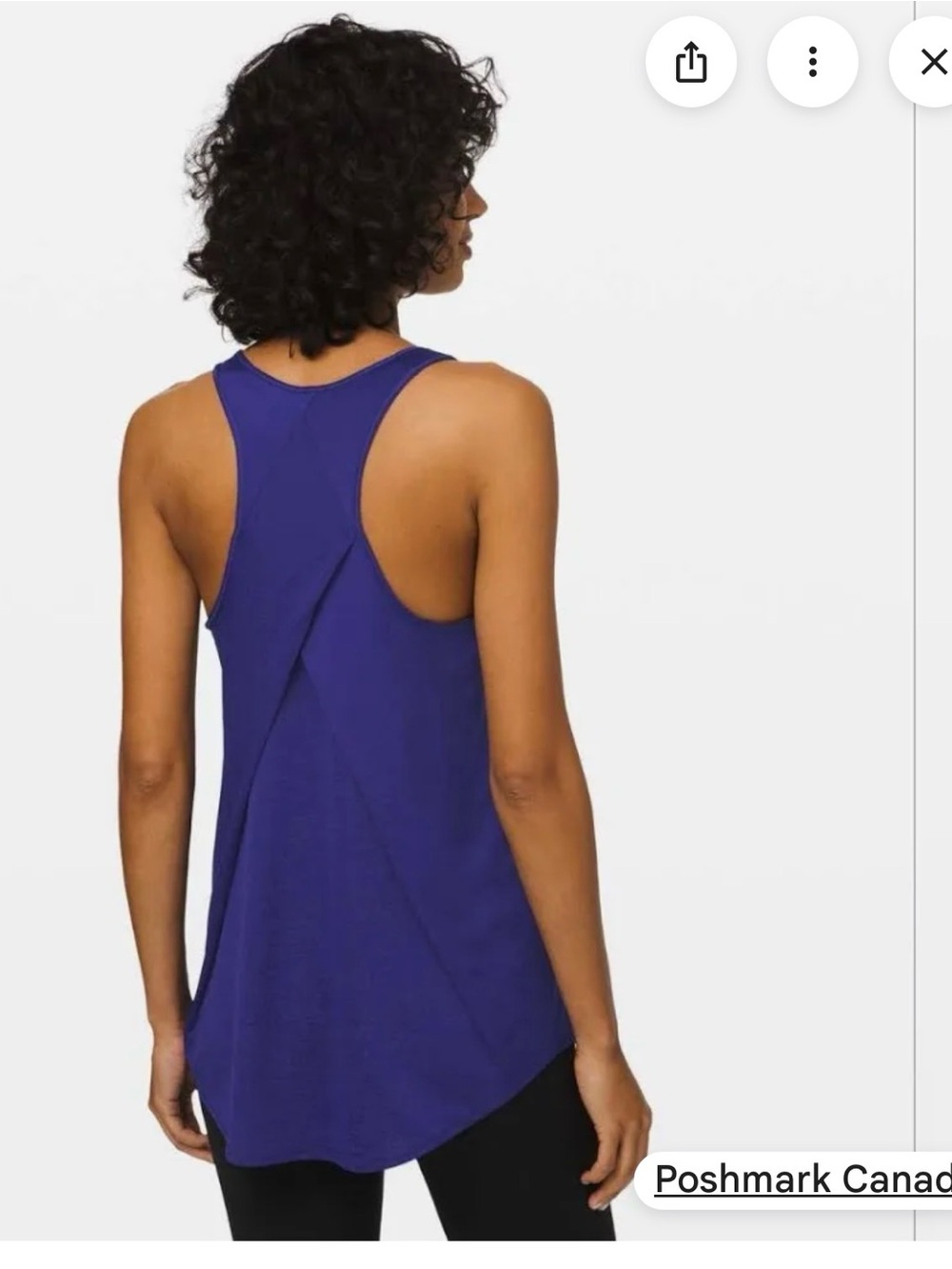 Lululemon Women’s Cross-Back Racerback Tank Top - Royal Blue
